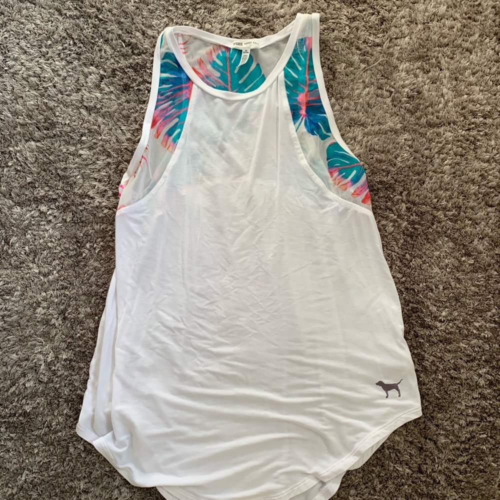 Simple mesh tank top